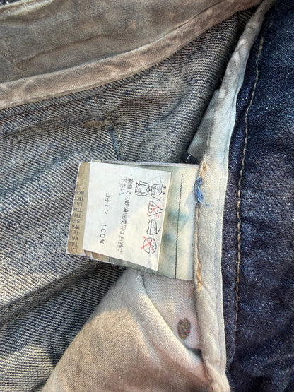 FW08-SS09 Rick Owens Double Layered Aircut Denim