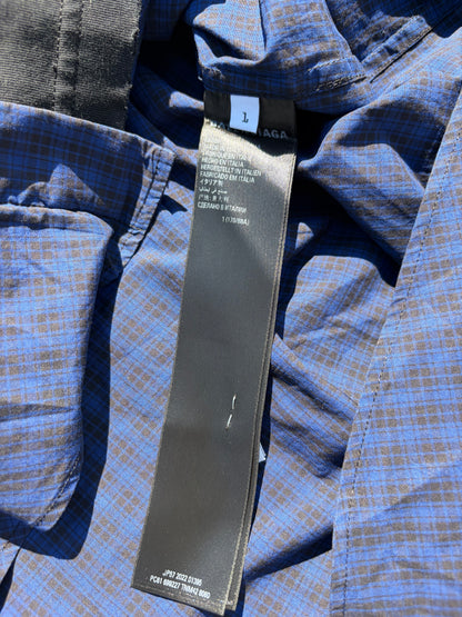 FW22 Balenciaga Hybrid Plaid Layered Long Sleeve