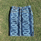 1990s Hysteric Glamour Snake Print Denim Skirt