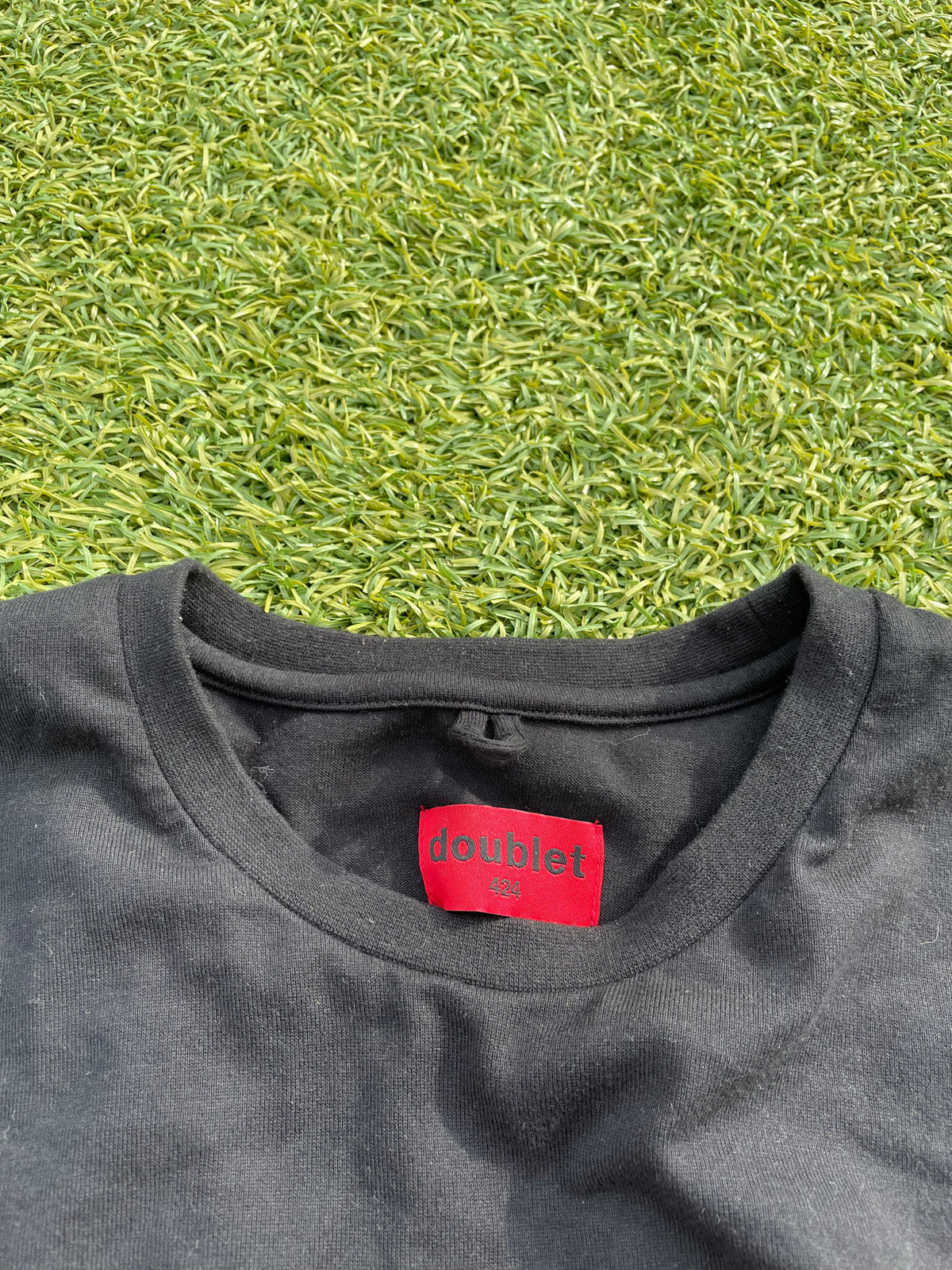 AW17 424 x Doublet Distressed Thread T-Shirt