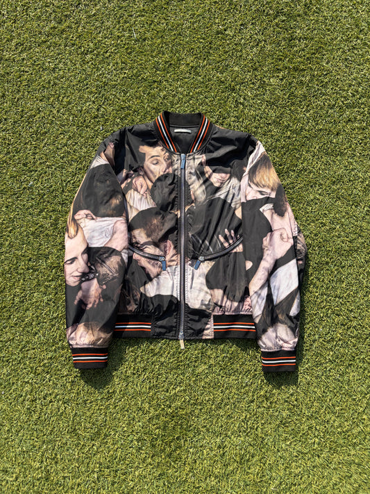 AW17 Dior By Kris Van Assche ‘Dan Witz’ Moshpit Nylon Bomber Jacket