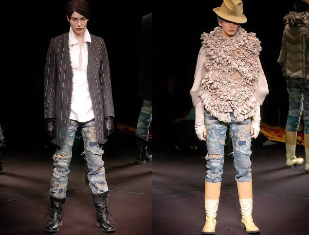 AW05 “Arts & Crafts” - Undercover ‘85’ Boro Distressed Denim