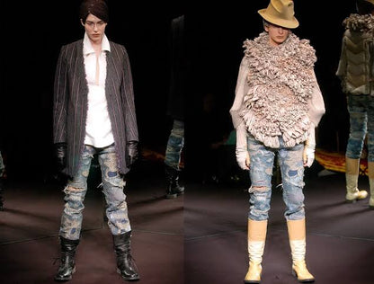AW05 “Arts & Crafts” - Undercover ‘85’ Boro Distressed Denim