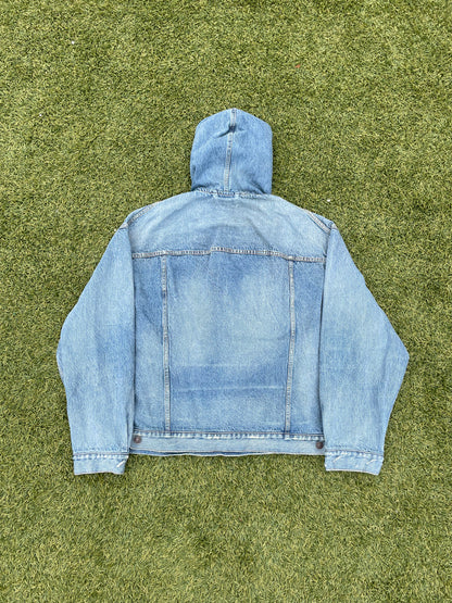 AW22 “360°” - Balenciaga Denim Pullover Hoodie