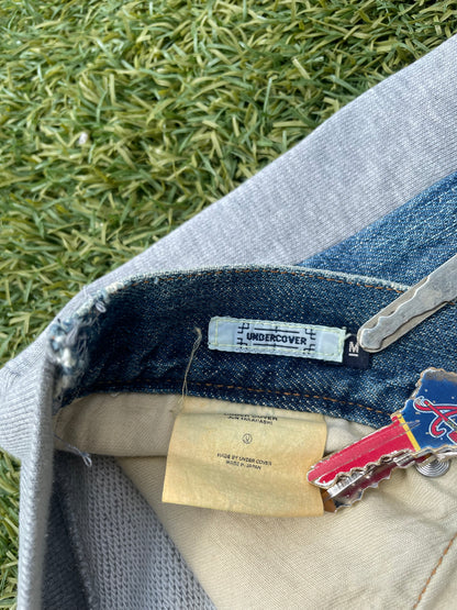 AW02 “Witch Cells Division” - Undercover ‘Immadtoo’ Hybrid Lightwash Distressed Denim