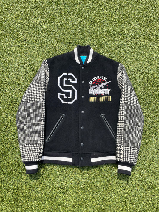 AW07 Swagger Dynasty Bullet Embroidered Varsity Jacket