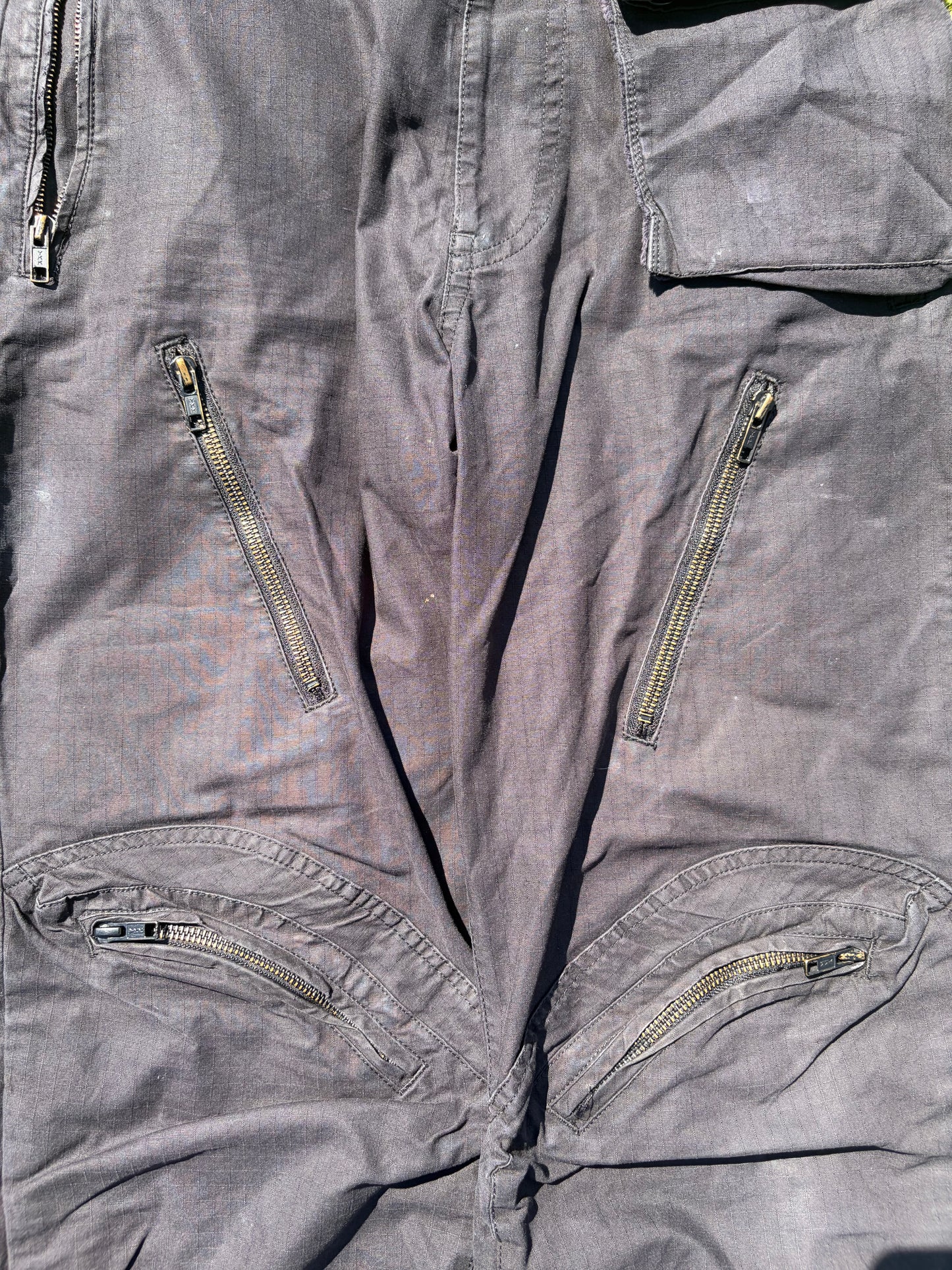 AW03 “Paperdoll” - Undercover Ripstop Multi-Zipper Utility Cargo Pant