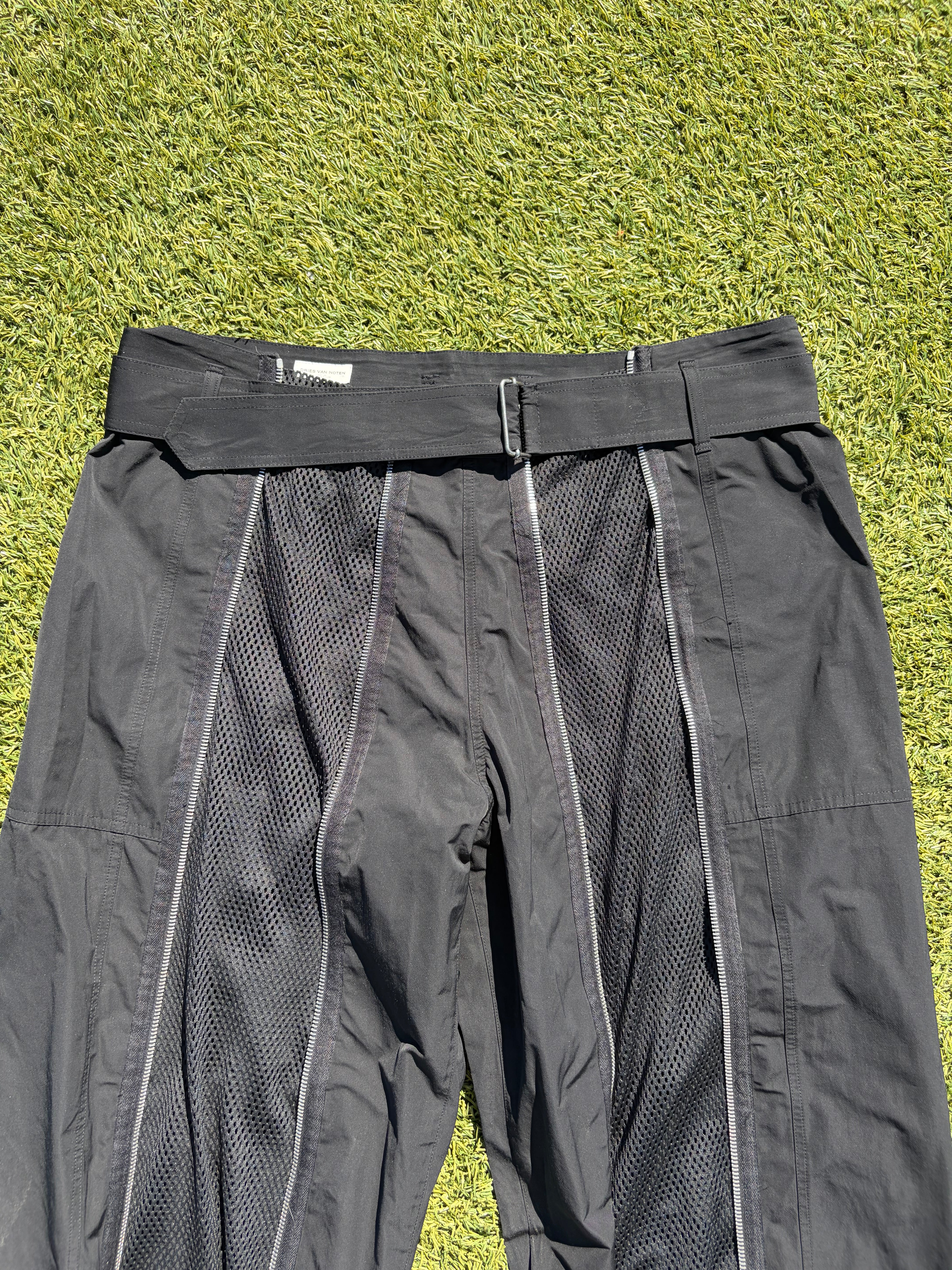 Dries Van Noten Polway Dual Zipper Nylon Mesh Pant – RWNDBCKWRDS