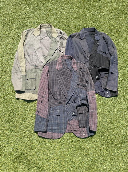SS05 “But Beautiful ll” - Undercover Plaid Reconstructed Military Blazer