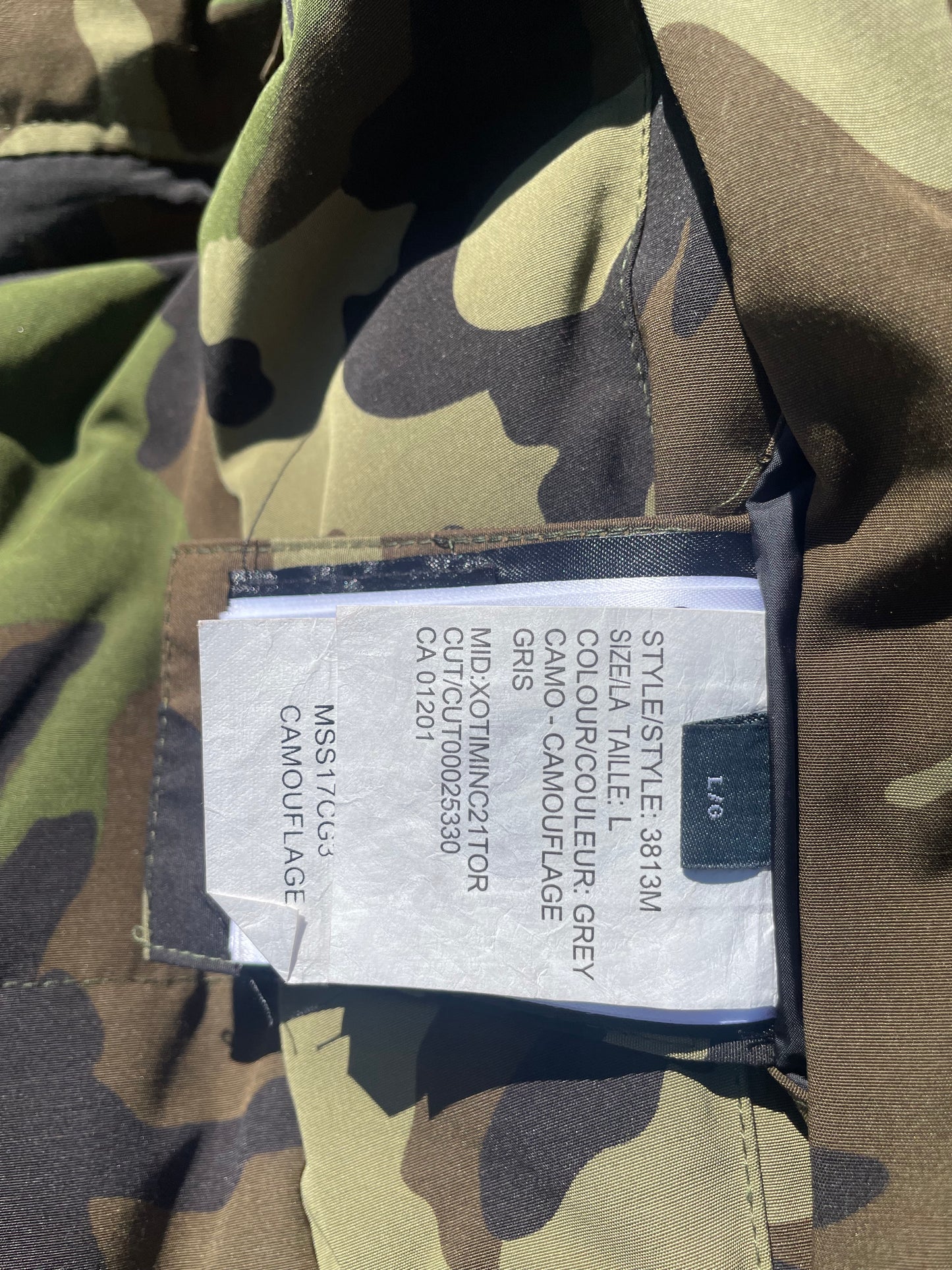 FW17 Vetements X Canada Goose Reversible Camo Padded Puffer Jacket