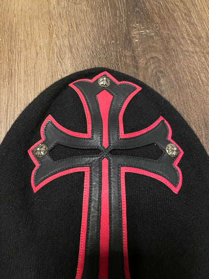 Chrome Hearts Red Cross Cashmere Mask