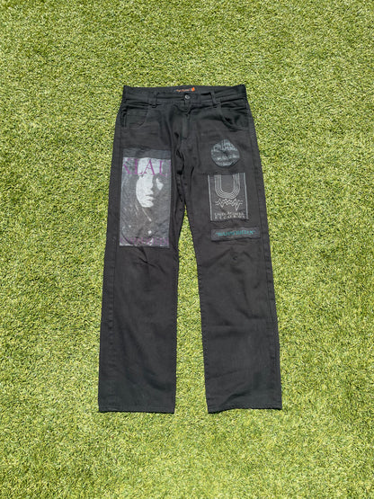 SS06 “T” - Undercover Patchwork Klaus Black Denim