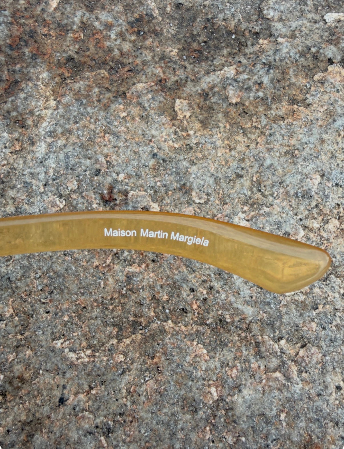 SS09 Maison Martin Margiela Cyclops Translucent Orange Incognito Sunglasses