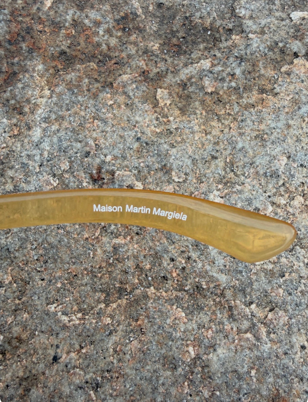 SS09 Maison Martin Margiela Cyclops Translucent Orange Incognito Sunglasses
