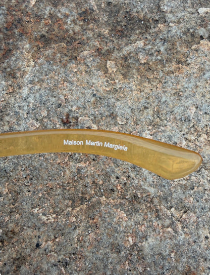 SS09 Maison Martin Margiela Cyclops Translucent Orange Incognito Sunglasses