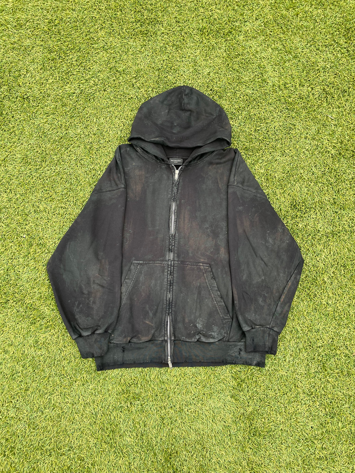 SS23 “Mud” - Balenciaga Mud Wash Zip Up Hoodie