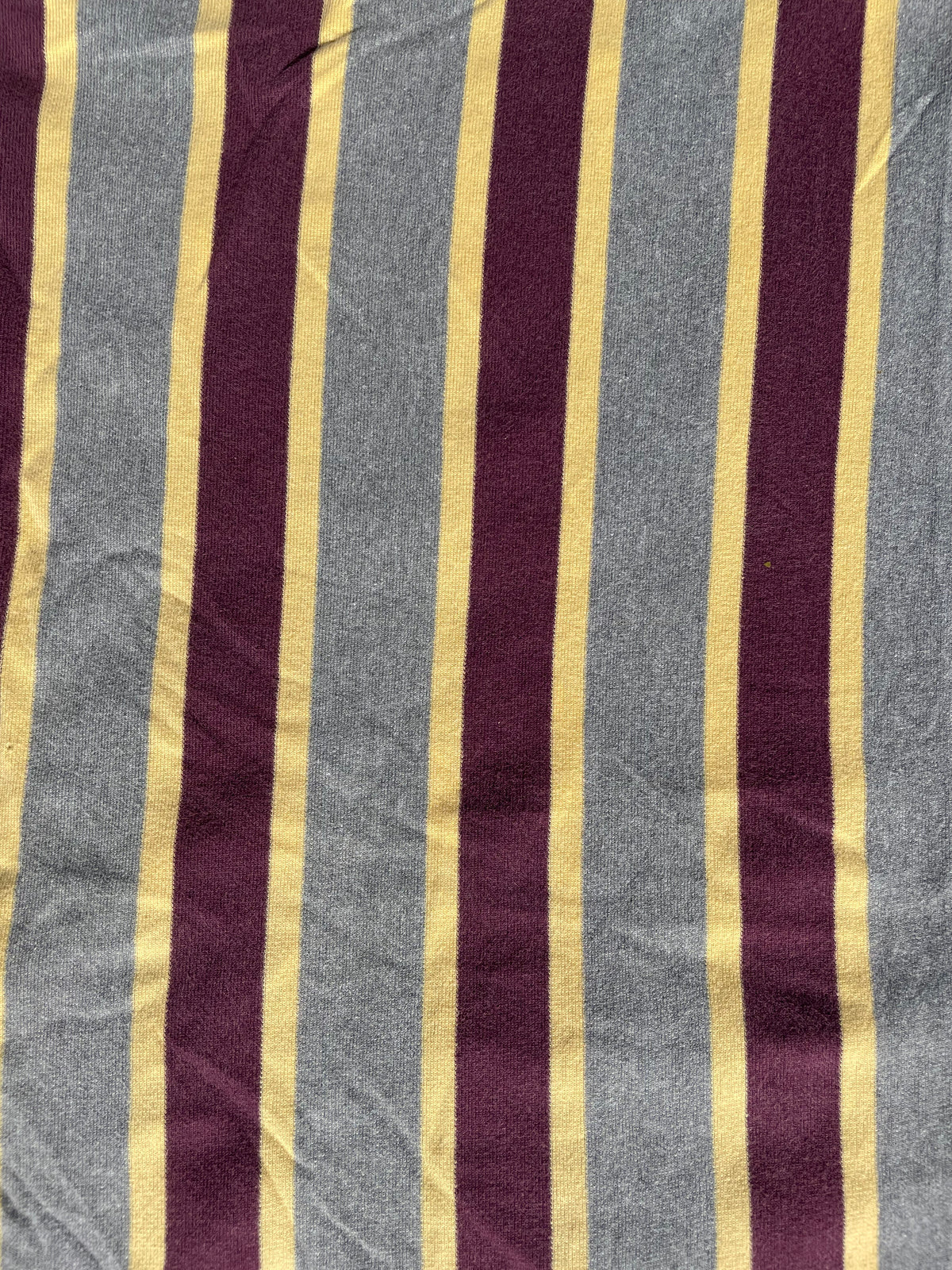 Comme Des Garçons Homme Vertical Stripe Quarter Zip Polo