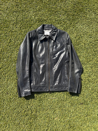 2000s Katherine Hamnett Cowhide Leather Blouson