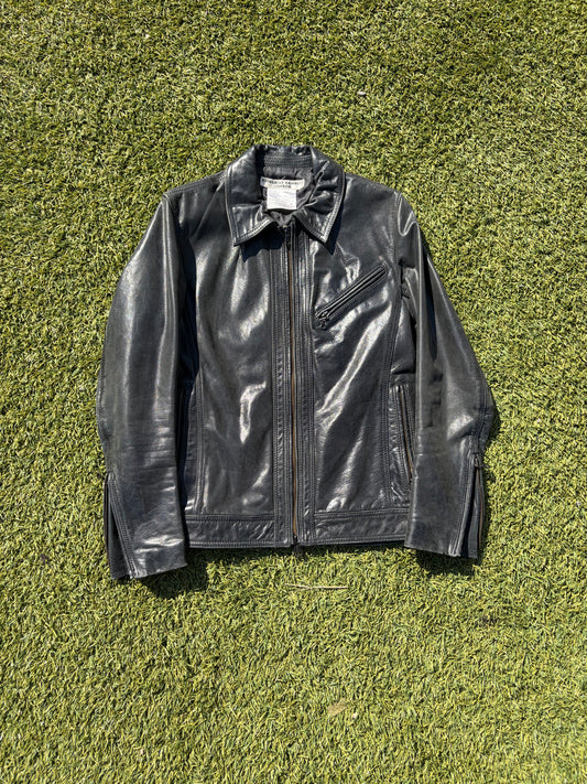 2000s Katherine Hamnett Cowhide Leather Blouson