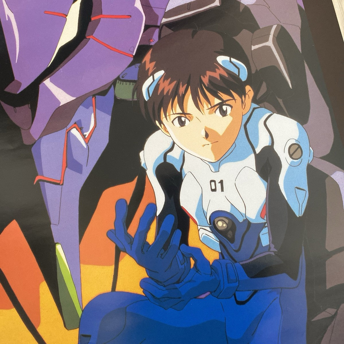 FW21 Undercover x Evangelion Unit-01 Shinji Ikari Padded Puffer Nylon Jacket
