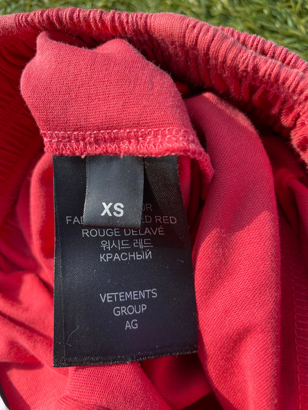 AW23 Vetements Fan Reconstructed Sweatpants