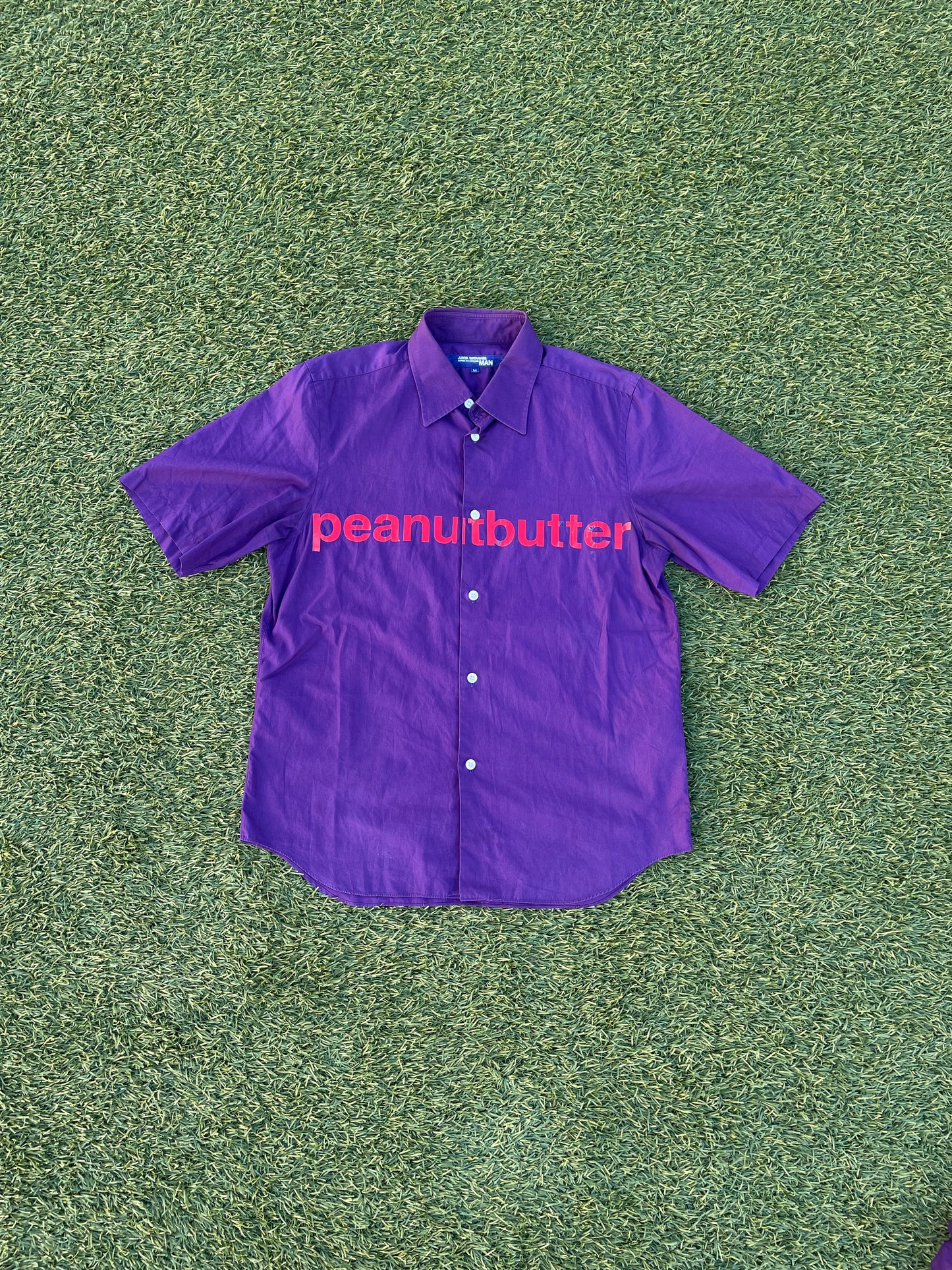 AD2001 Junya Watanabe “Peanut Butter” Purple Button Up Shirt