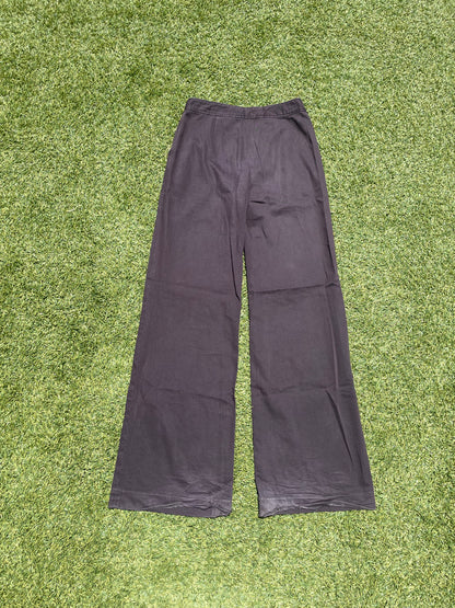 Dries Van Noten Brown Cotton Flare Trousers