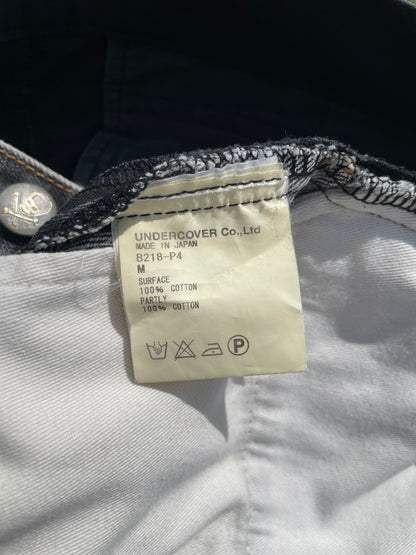 SS06 “T” - Undercover Convertible Utility Cargo Hybrid  Distressed Denim