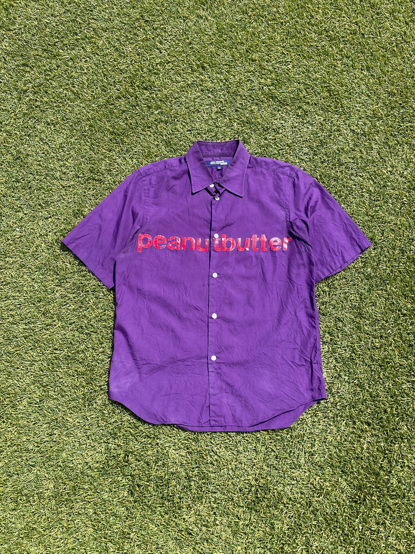 AD2001 Junya Watanabe “Peanut Butter” Purple Button Up Shirt