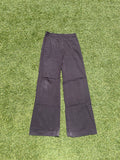 Dries Van Noten Brown Cotton Flare Trousers