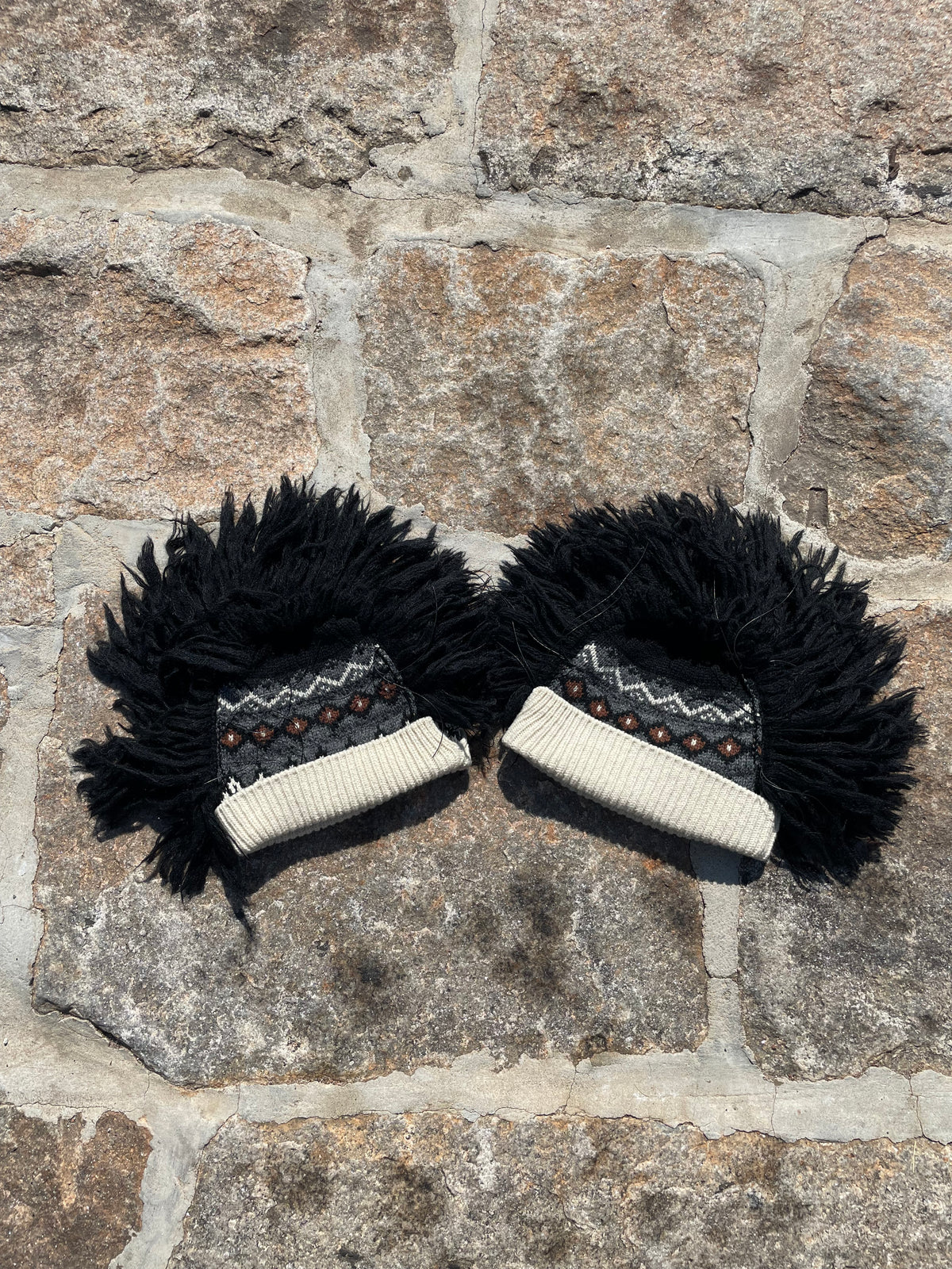 AW21 Junya Watanabe Wool Knit Nordic Mohawk Beanie – RWNDBCKWRDS