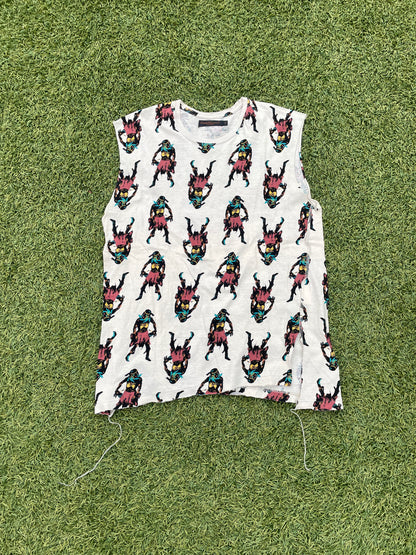 SS03 “Scab” - Undercover All Over Print Ethnic Figure Sleeveless Tank Top