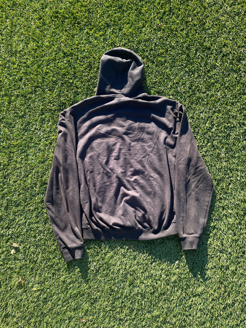 AW18 Vetements Baseball Embroidered Zip Up Hoodie