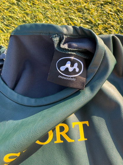 AW23 Mowalola USA Passport Leather Long Sleeve