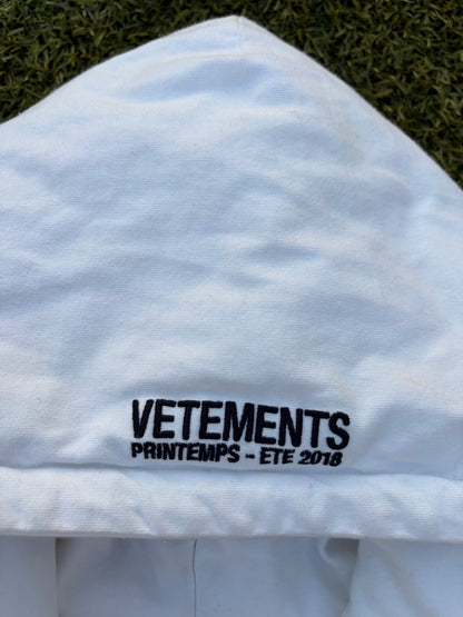 SS18 Vetements Multi-Color Logo “Die Regionalbahn” Padded Bomber Jacket