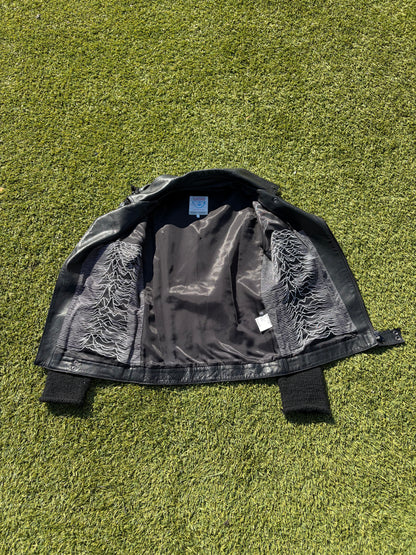 AW09 “Earmuff Maniac” - Undercover Ethnic Moto Leather Jacket