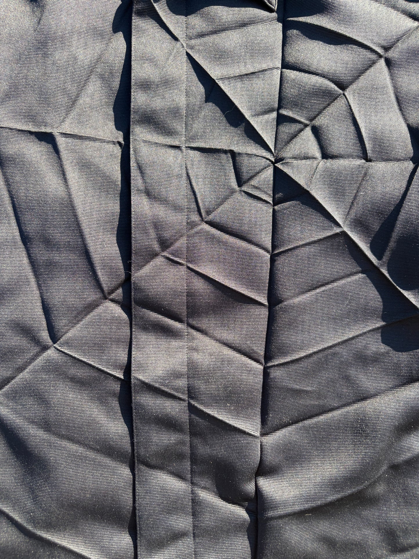 SS20 Undercover Pleated Spider Web Silk Button Up