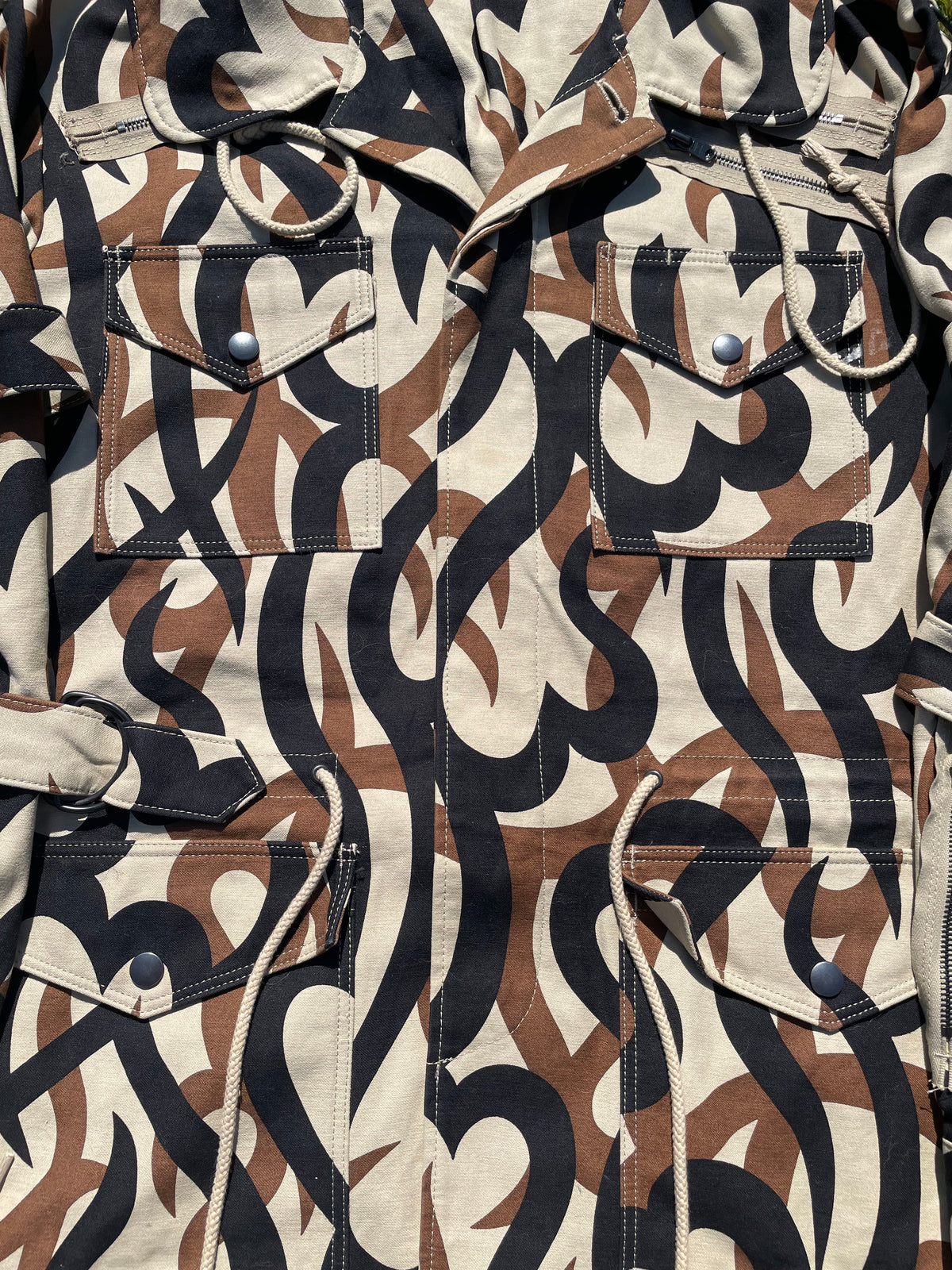 AW04 “Give Peace A Chance” - Number (N)ine Tribal Heart Camo M-65 Cargo Jacket