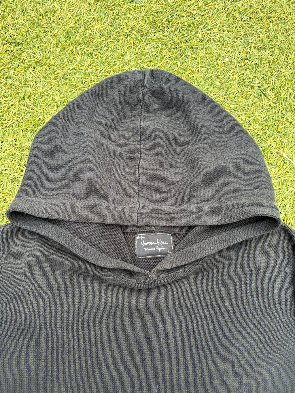 AW03 “Touch Me I’m Sick” - Number (N)ine Thermal Knit Hybrid Hoodie