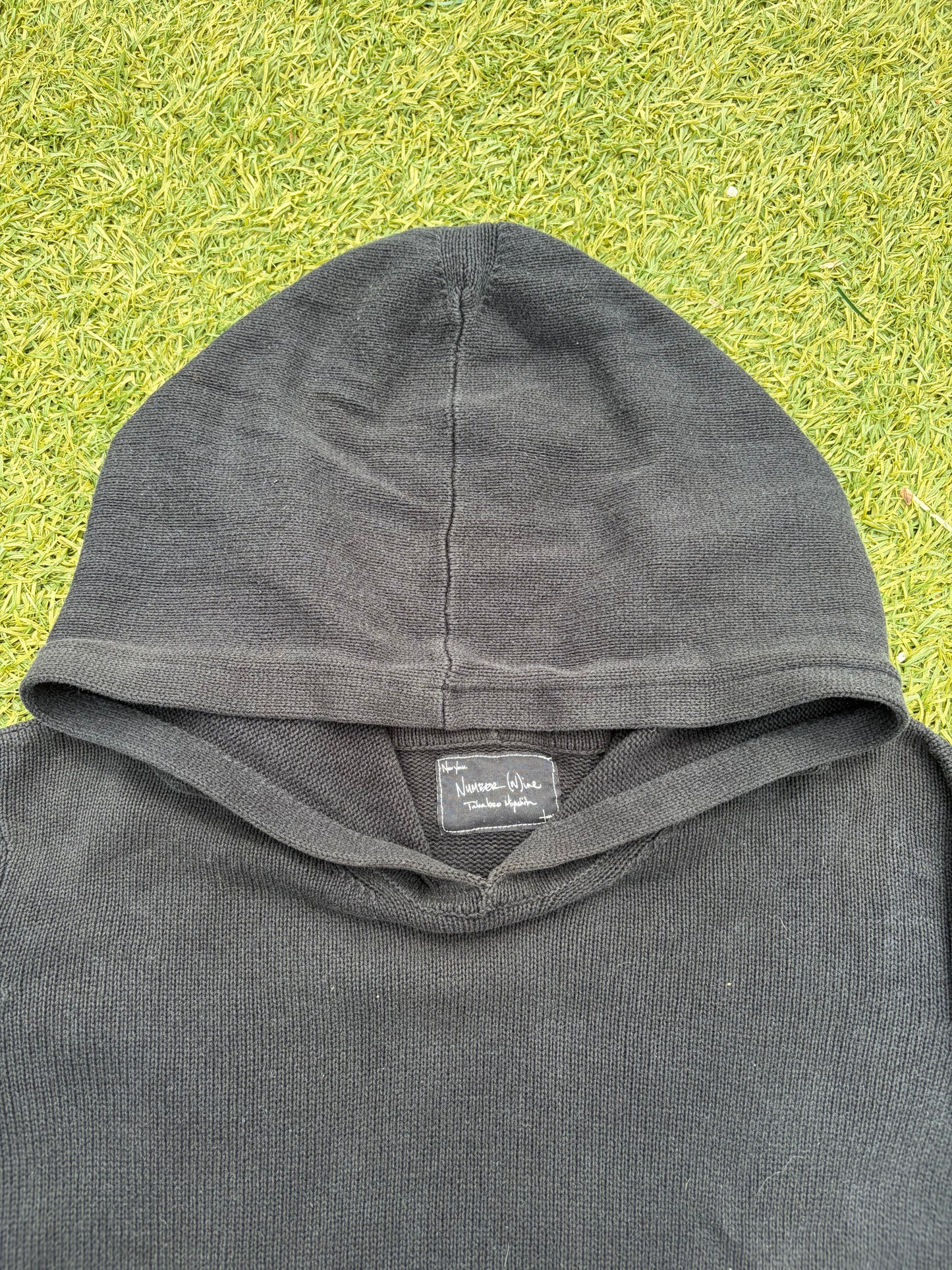 AW03 “Touch Me I’m Sick” - Number (N)ine Thermal Knit Hybrid Hoodie