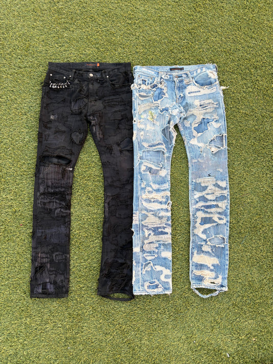 AW05 “Arts & Crafts” - Undercover ‘85’ Boro Distressed Denim