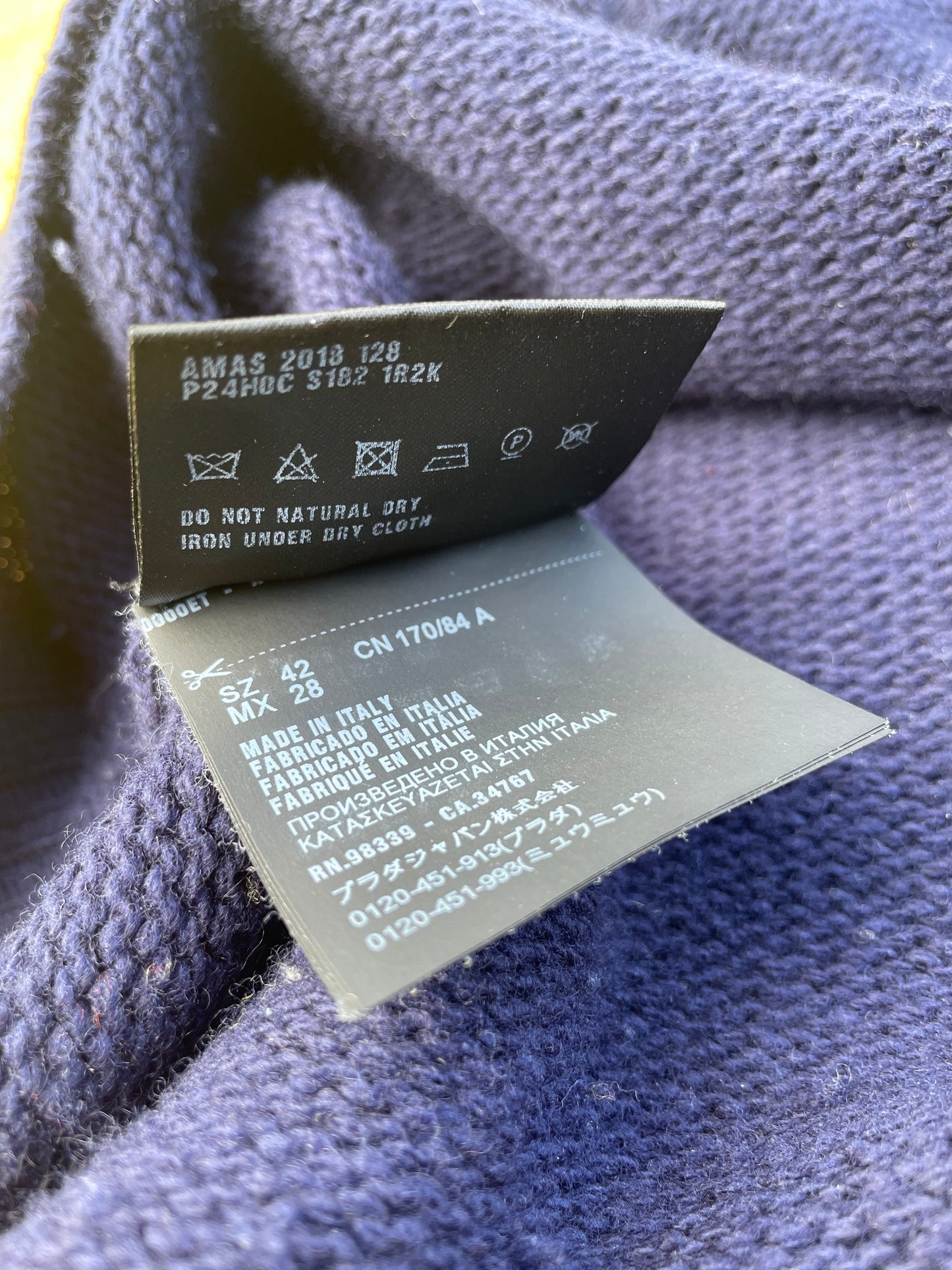 AW2018 Prada Milano Banana Stripe Knit Sweater 🍌