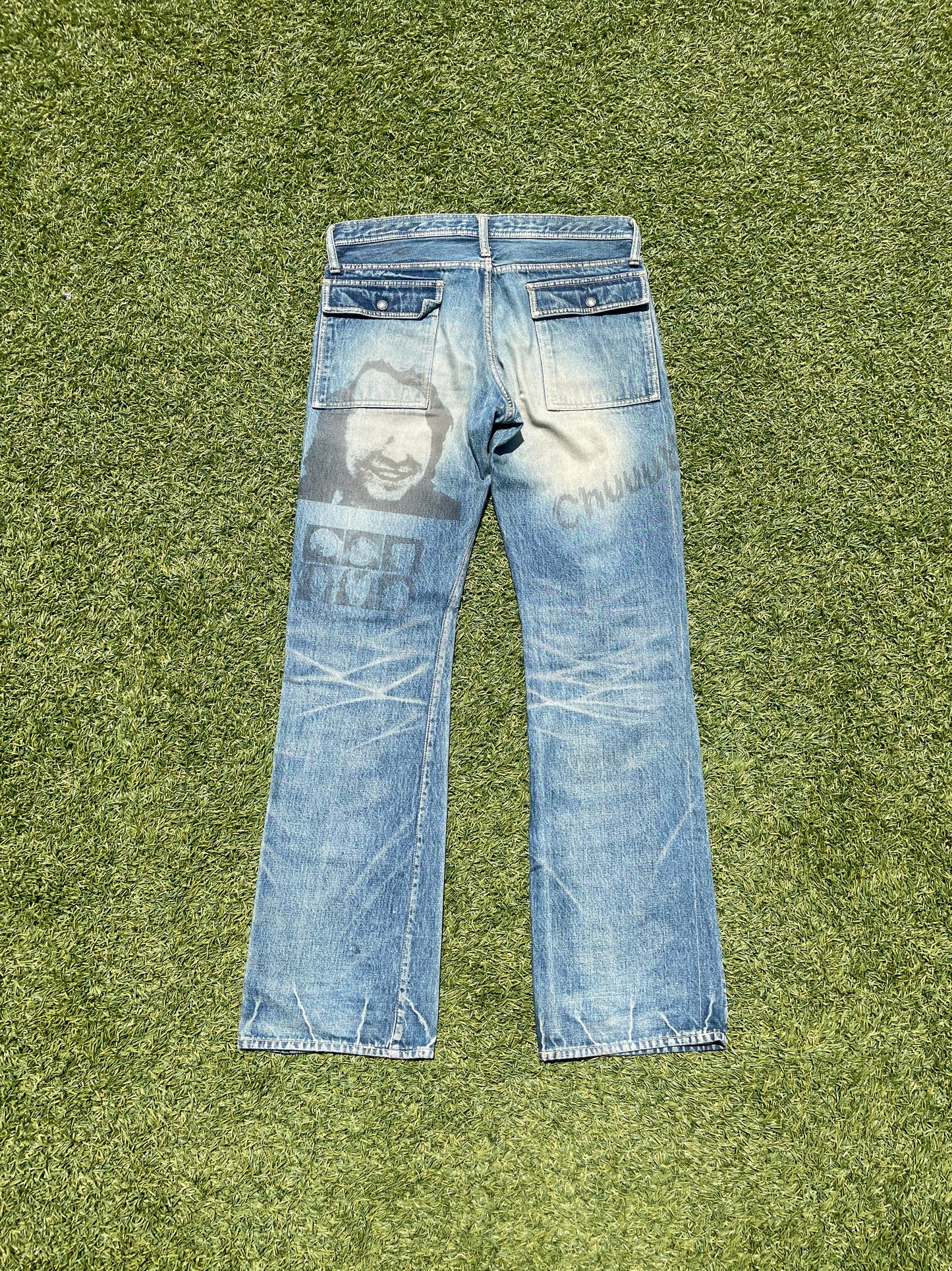 SS06 “T” - Undercover Distressed Chuut Cargo Denim