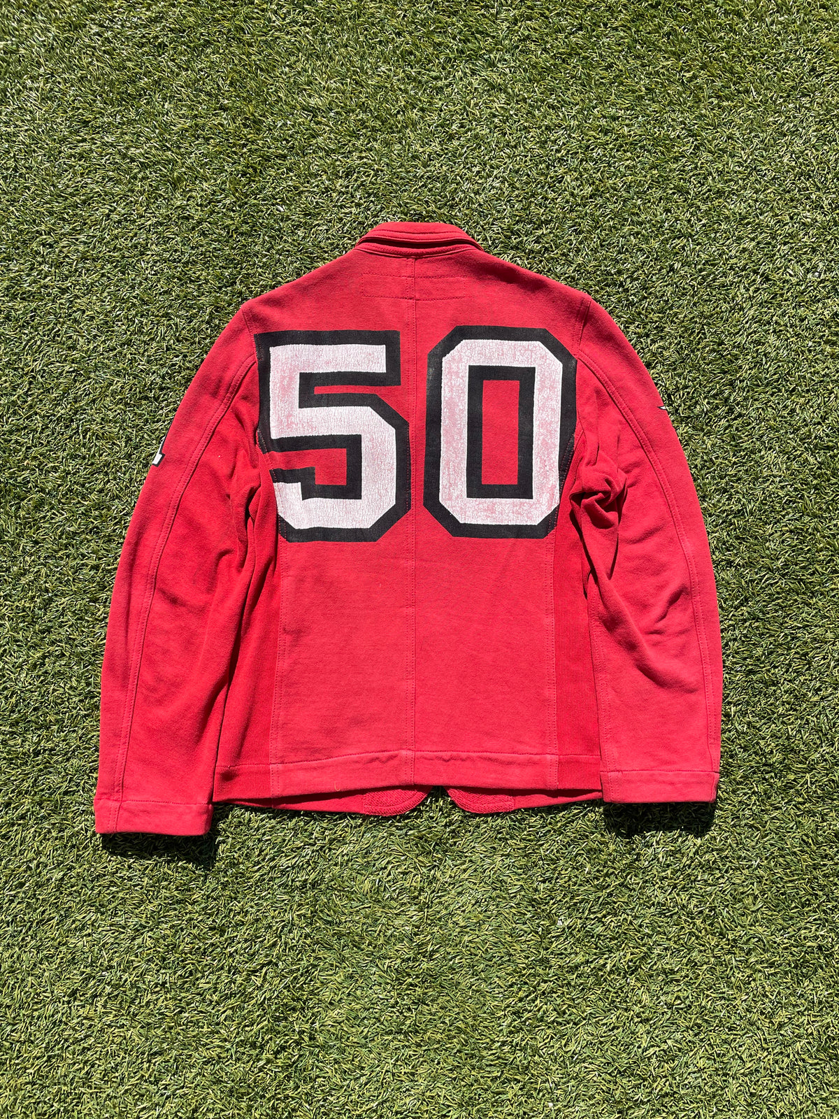 AD2006 Junya Watanabe Arkansas Football Collegiate Cotton Blazer