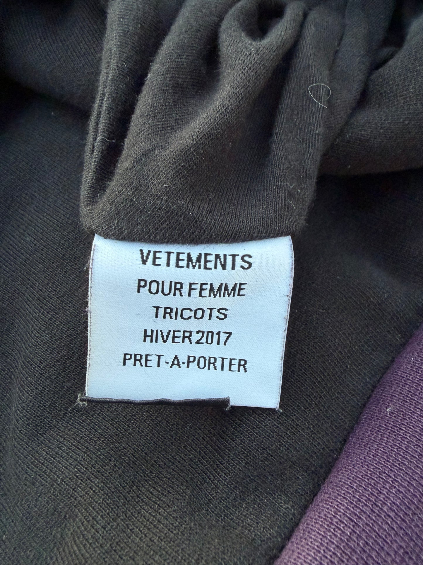 AW17 Vetements Eleven Inch Gun Club/Total F*cking Darkness Reversible Padded Cotton Bomber Jacket
