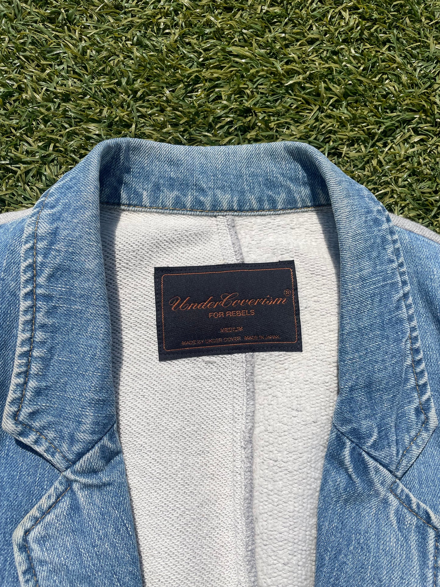 AW03 “Paperdoll” - Undercover Reconstructed Hybrid Denim Blazer