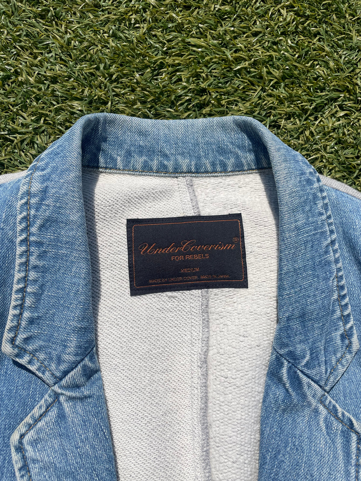 AW03 “Paperdoll” - Undercover Reconstructed Hybrid Denim Blazer