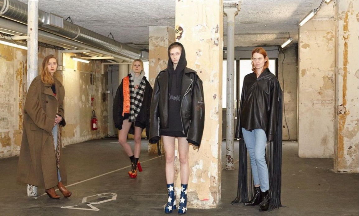AW15 Vetements OG Metal Logo Oversized Hoodie