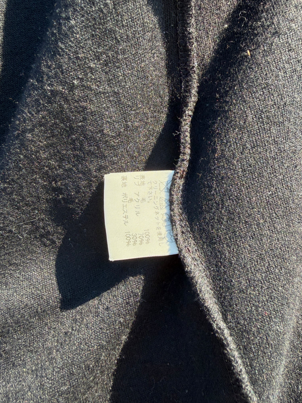 1990s Final Home Wool Black Trench Coat