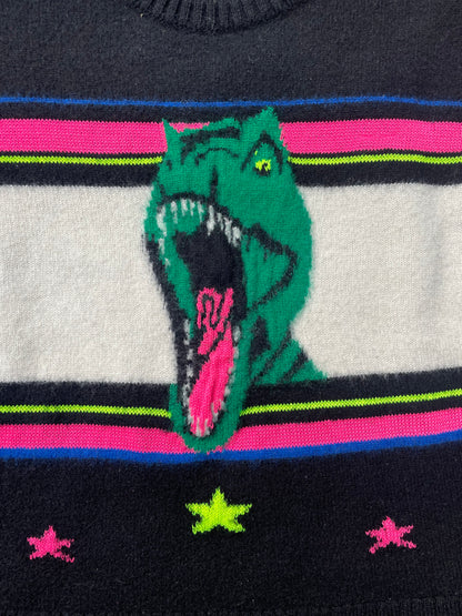 SS16 Saint Laurent By Hedi Slimane Dinosaur Wool Sweater